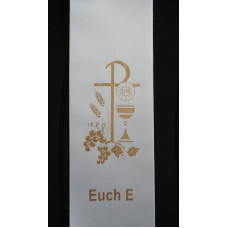 BYO STOLE : Eucharist PRINT MOTIF E to Existing Sash (Standard Size)