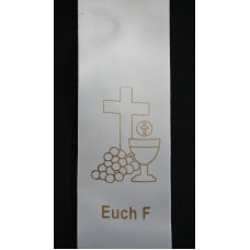 BYO STOLE : Eucharist PRINT MOTIF F to Existing Sash (Standard Size)